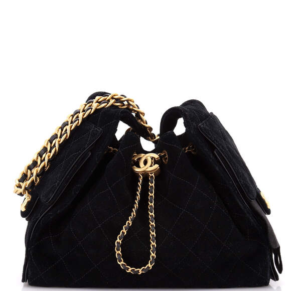 Chanel Handbags - Chanel Small 25 Hobo Bag Quilted Suede